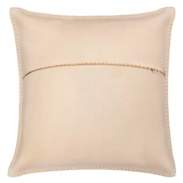 zoeppritz weicher soft fleece kissenbezug 40x40 creme beige