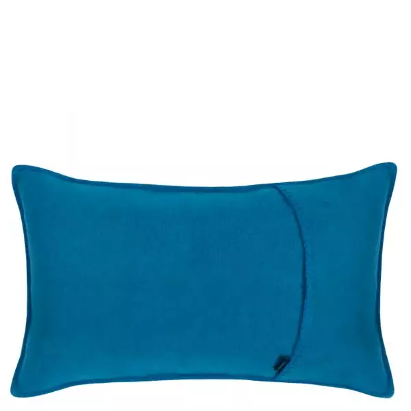 zoeppritz weicher soft fleece kissenbezug 30x50 curacao tuerkis