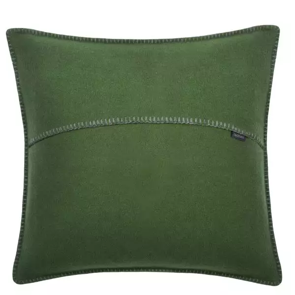 zoeppritz weicher soft fleece kissenbezug 40x40 dunkles jade gruen