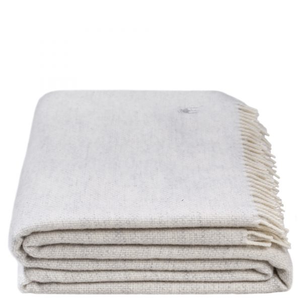 must relax zoeppritz schurwolle plaid 130x190 dunkles weiss