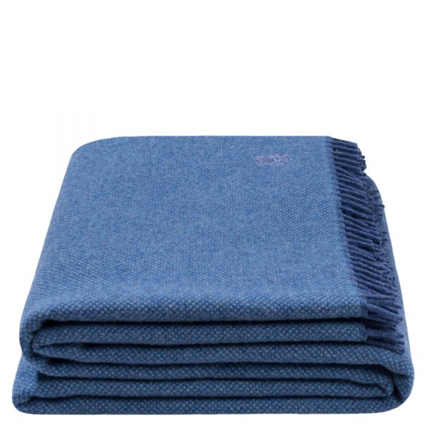 must relax zoeppritz schurwolle plaid 130x190 denim jeans blau