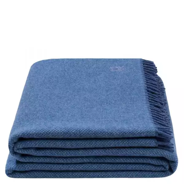 must relax zoeppritz schurwolle plaid 130x190 denim jeans blau