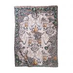 Decke aus Baumwolle, farbmix in 140x180cm, zoeppritz Absurd Centuries