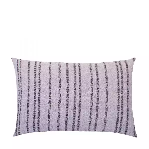 zoeppritz Believe in Kissenbezug, Farbe schwarz, Material Schurwolle in Groesse 40x60