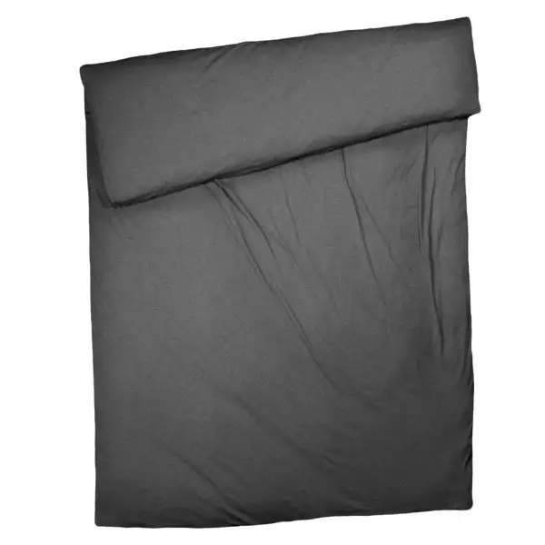 zoeppritz Chill out Bettbezug, Farbe anthrazit, Material Baumwolle in Groesse 200x200