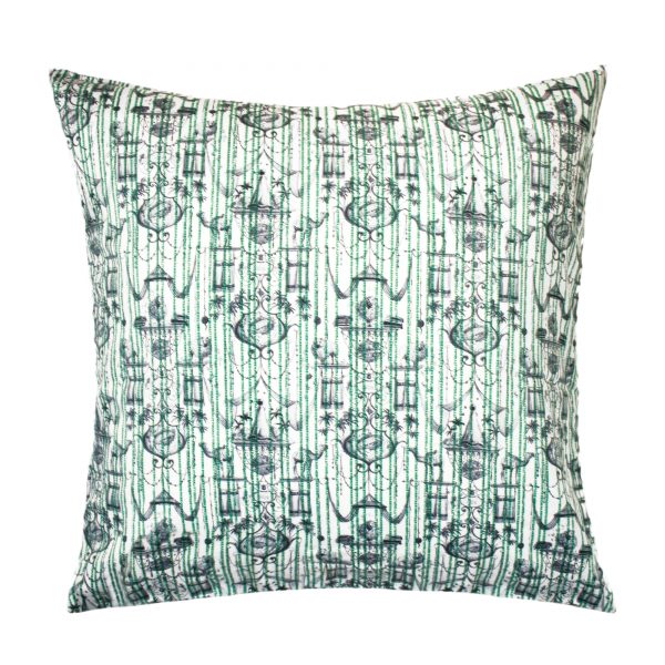zoeppritz Believe in centuries Kissenbezug, Farbe gruen, Material Baumwolle in Groesse 40x40