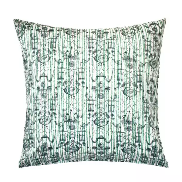 zoeppritz Believe in centuries Kissenbezug, Farbe gruen, Material Baumwolle in Groesse 40x40
