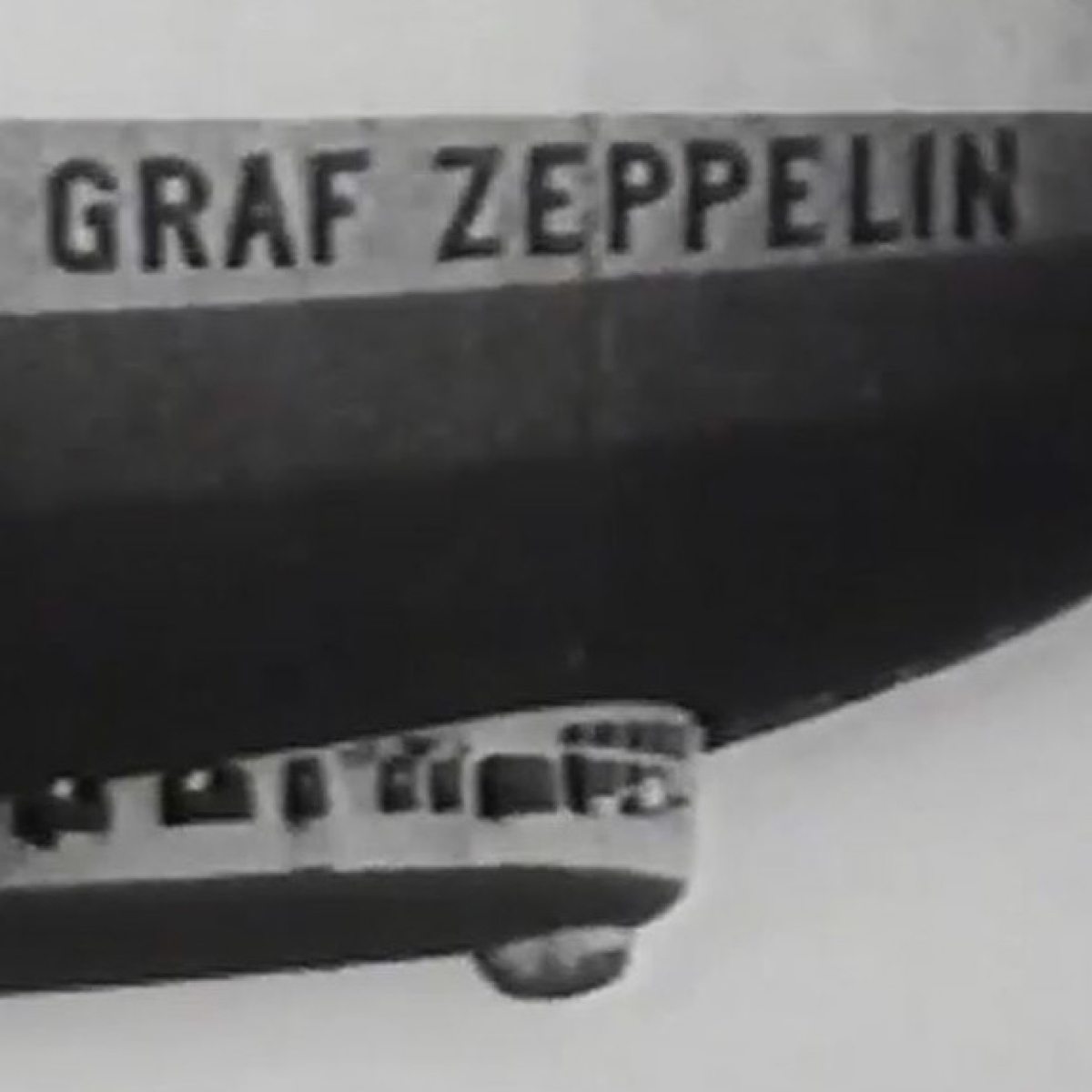 Ausschnitt des Graf Zeppelin Luftschiffes