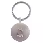 zoeppritz Jag coin key ring Silber Schluesselanhaenger