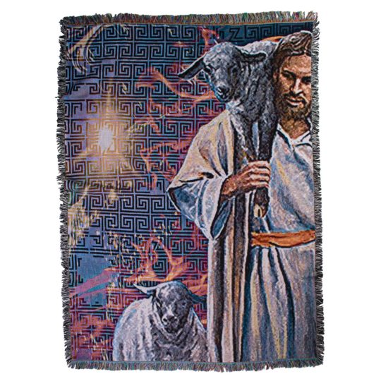zoeppritz Absurd The Good Shepherd Decke, gemustert, Material Baumwolle in Groesse 140x180