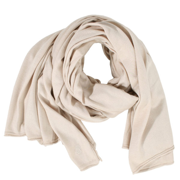zoeppritz Forever Schal, Farbe weiss, Material Seide Cashmere in Groesse 70x200