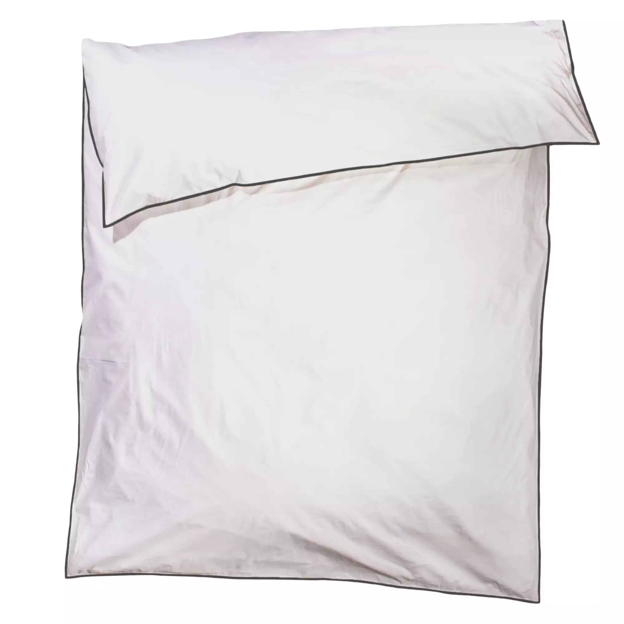 zoeppritz White Bettbezug, Farbe weiss mit schwarz, Material Baumwolle Perkal in Groesse 160x210 zoeppritz White Bettbezug, Farbe weiss mit schwarz, Material Baumwolle Perkal in Groesse 160x210