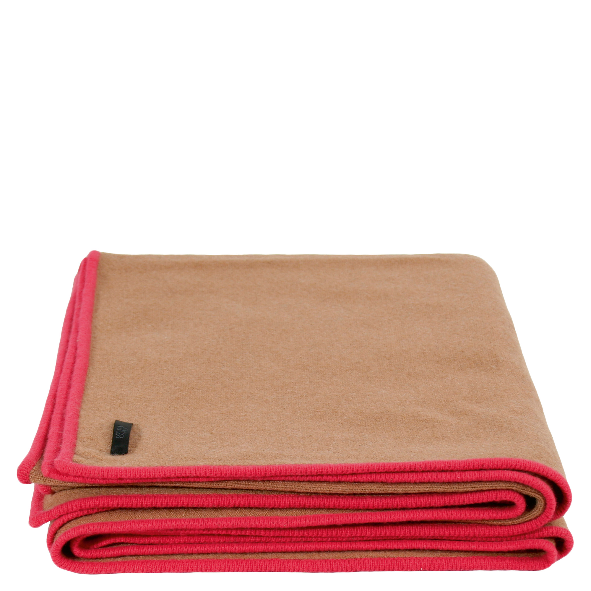 zoeppritz Edition 15/01 Decke, Farbe braun rot, Material Cashmere in Groesse 150x200