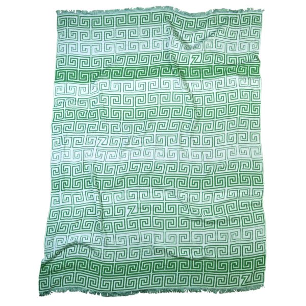 zoeppritz Leg Decke, Farbe gruen, Material Baumwolle, in Groesse 145x190