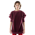 zoeppritz Soft Sweater, Farbe weinrot, Material Fleece in Groesse M