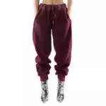 zoeppritz Soft Pants mit Bund, Farbe weinrot, Material Fleece in Groesse S