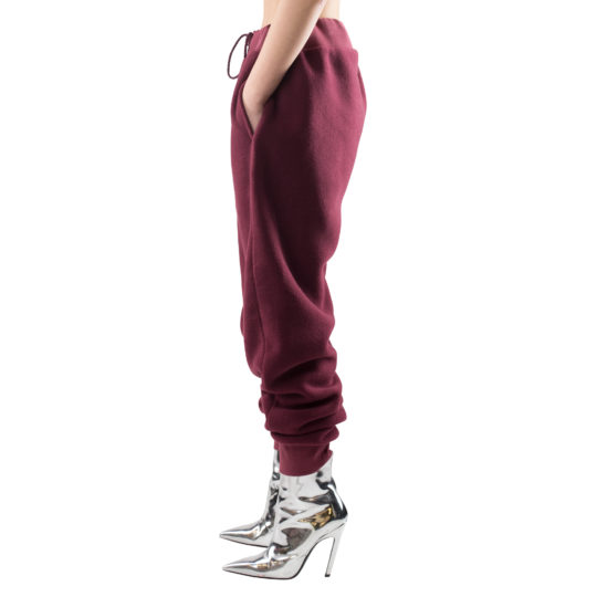zoeppritz Soft Pants mit Bund, Farbe weinrot, Material Fleece in Groesse S