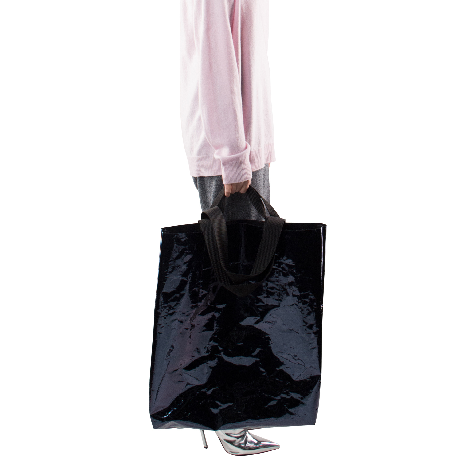 starstyling zoeppritz Foilshopper Glossy Xlarge Bag Tasche, Farbe schwarz, one size