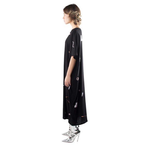 starstyling zoeppritz things kaftan, Farbe schwarz, Material Viskose in Groesse S