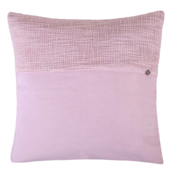 zoeppritz Plus Kissenhuelle, Farbe rosa, Material Baumwolle Leinen in Groesse 50x50