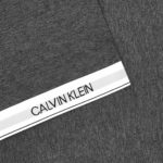 Calvin Klein Home Bettgarnitur Set Bettdecke Kopfkissen CLASSIC, Material Baumwolle Modal, anthrazit