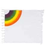 zoeppritz 331 Rainbow Servietten aus Baumwolle, weiss ,50x50