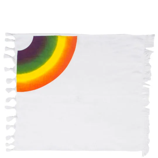 zoeppritz 331 Rainbow Servietten aus Baumwolle, weiss ,50x50