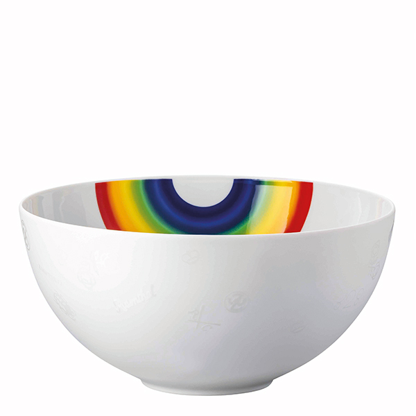 zoeppritz 331 Bowl Schuessel, weiss, Material Porzellan, Durchmesser 19 cm