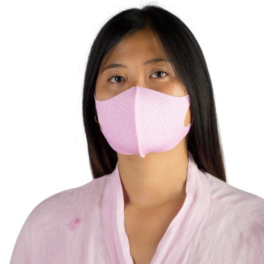 Stoffmaske wiederverwendbar Responsibility, Material Polyester Elasthan, rosa
