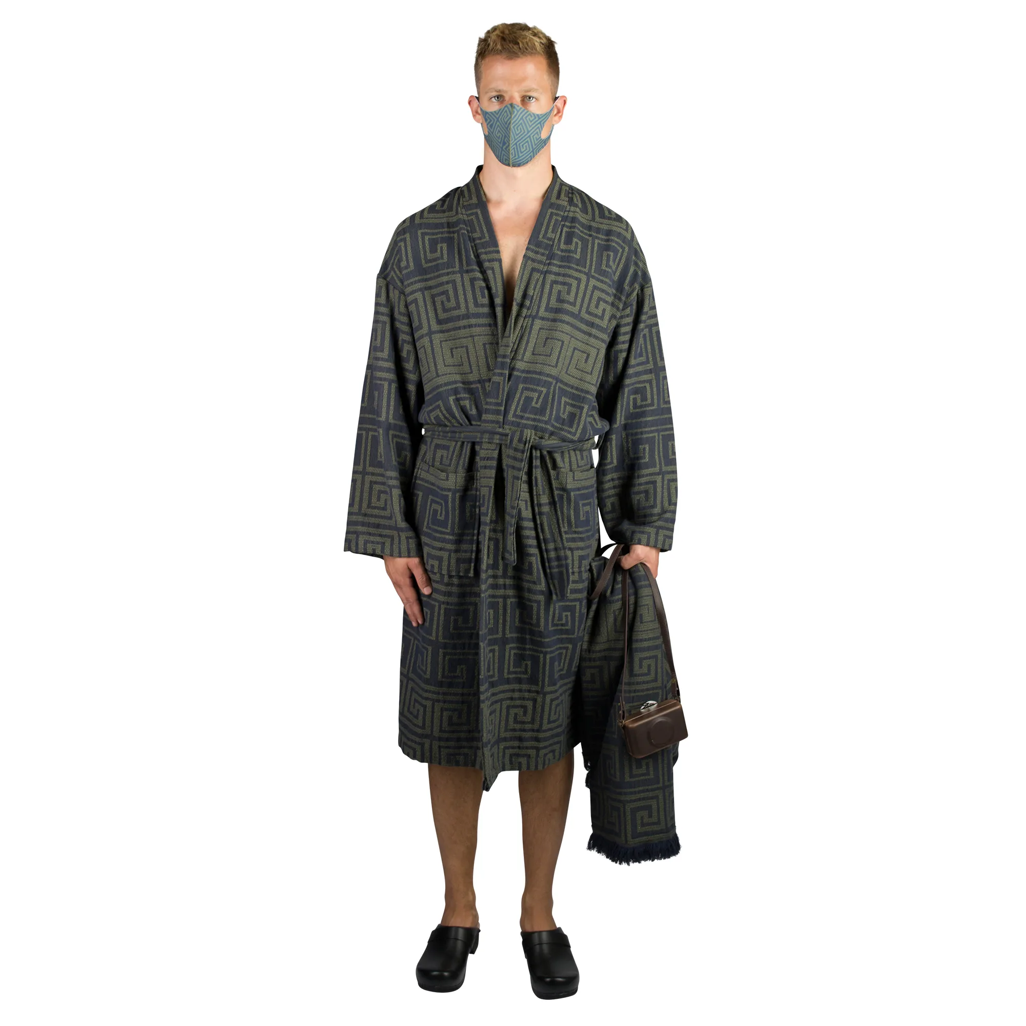 face mask reusable responsibility, huntergreen-blue face mask reusable responsibility, huntergreen-blue