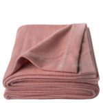 Couchdecke aus Bio-Baumwolle in rosa, 140x190cm, zoeppritz Soft-Greeny