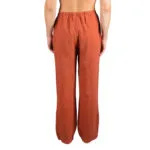 Sommerhose fuer Damen und Herren in S-M, orange aus Leinen, zoeppritz Stay