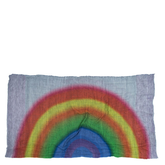 Scarf made of cashmere and wool for women and men, rainbow colors in 100x200cm, zoeppritz Cashbow