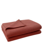 Flauschige Decke fuer Sofa und Couch, kupferfarben in 160x200cm, zoeppritz Soft-Fleece