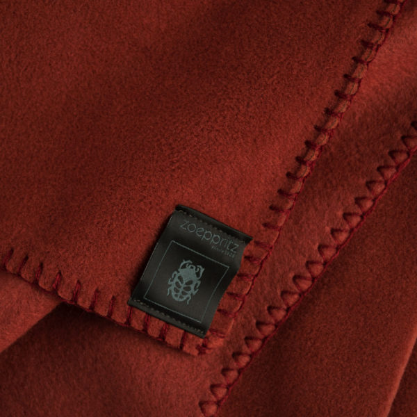 Blanket 160x200cm in brown, zoeppritz Soft-Fleece