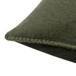 Cushion cover 30x50cm in military green, zoeppritz Soft-Fleece