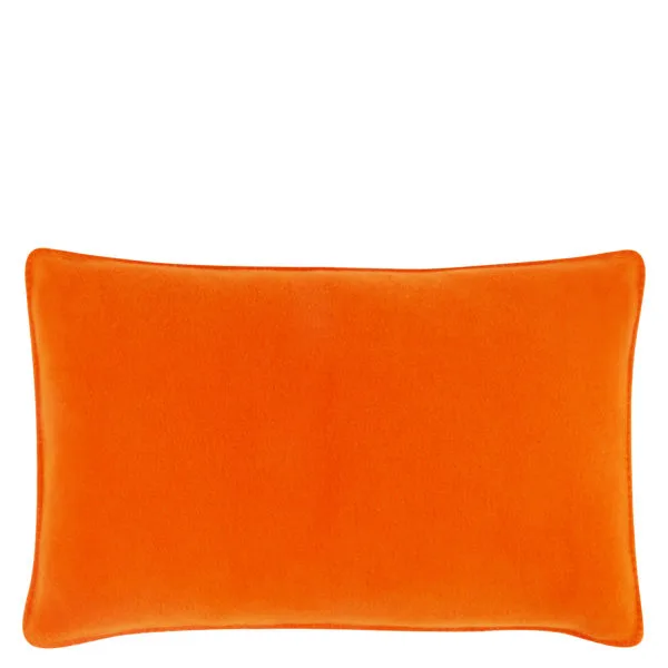 Cushion cover 30x50cm in orange, zoeppritz Soft-Fleece