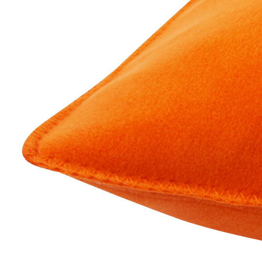 Kissenbezug 30x50cm in orange, flauschig aus Fleece, zoeppritz Soft-Fleece