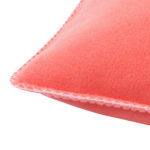 Kissenbezug 30x50cm in flamingofarben, flauschig aus Fleece, zoeppritz Soft-Fleece