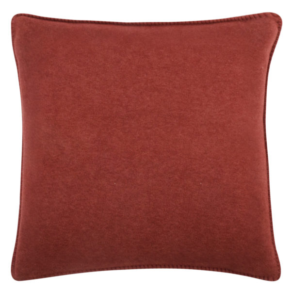 Cushion cover 50x50cm in copper color, zoeppritz Soft-Fleece