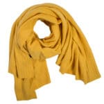 Cashmere scarf for women and men, saffron yellow in 110x150cm, zoeppritz Hot