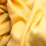 Cashmere scarf for women and men, saffron yellow in 110x150cm, zoeppritz Hot