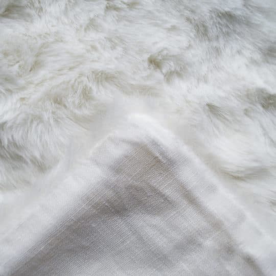 Cushion cover from fake fur, white in 30x40cm, zoeppritz Serenity