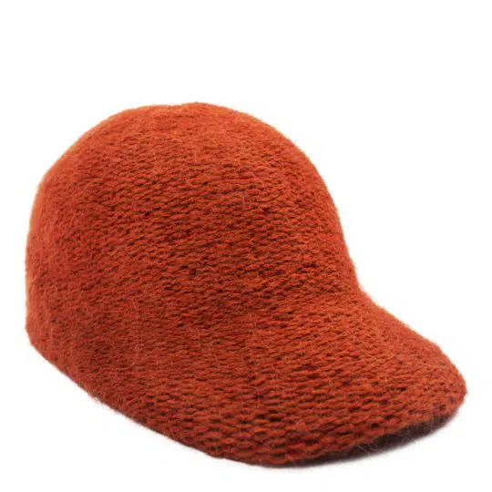 Sportive cap for women and men in orange, zoeppritz Cavalier