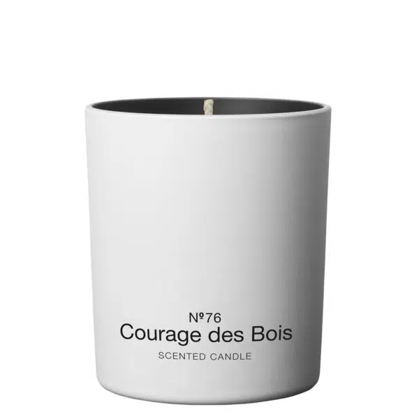Duftkerze mit Rose und Geranie in weiss, 220g, 50 Stunden Brenndauer von Marie Stella Maris, zoeppritz Courage des Bois