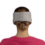 Sleep mask from modal cotton and silk for women and men in light grey, zoeppritz Close Them