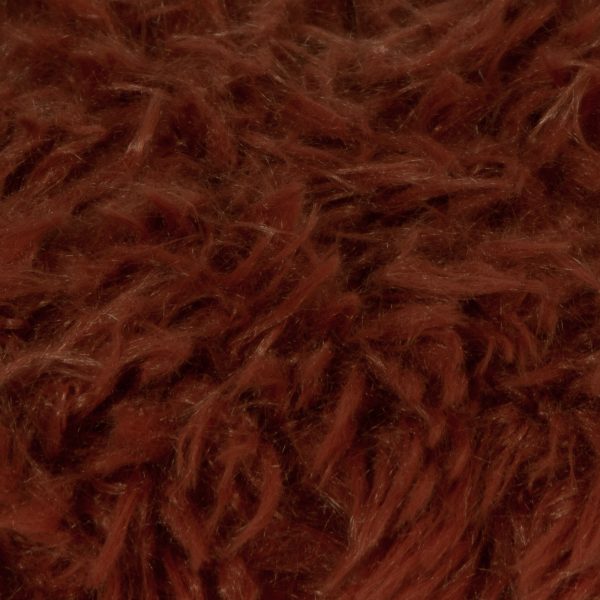 Faux fur blanket, rust from polyster, 140x190cm, zoeppritz Reborn