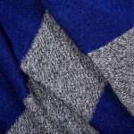 Schal aus kaschmir, royal blau in 110x155cm, zoeppritz Hot Block