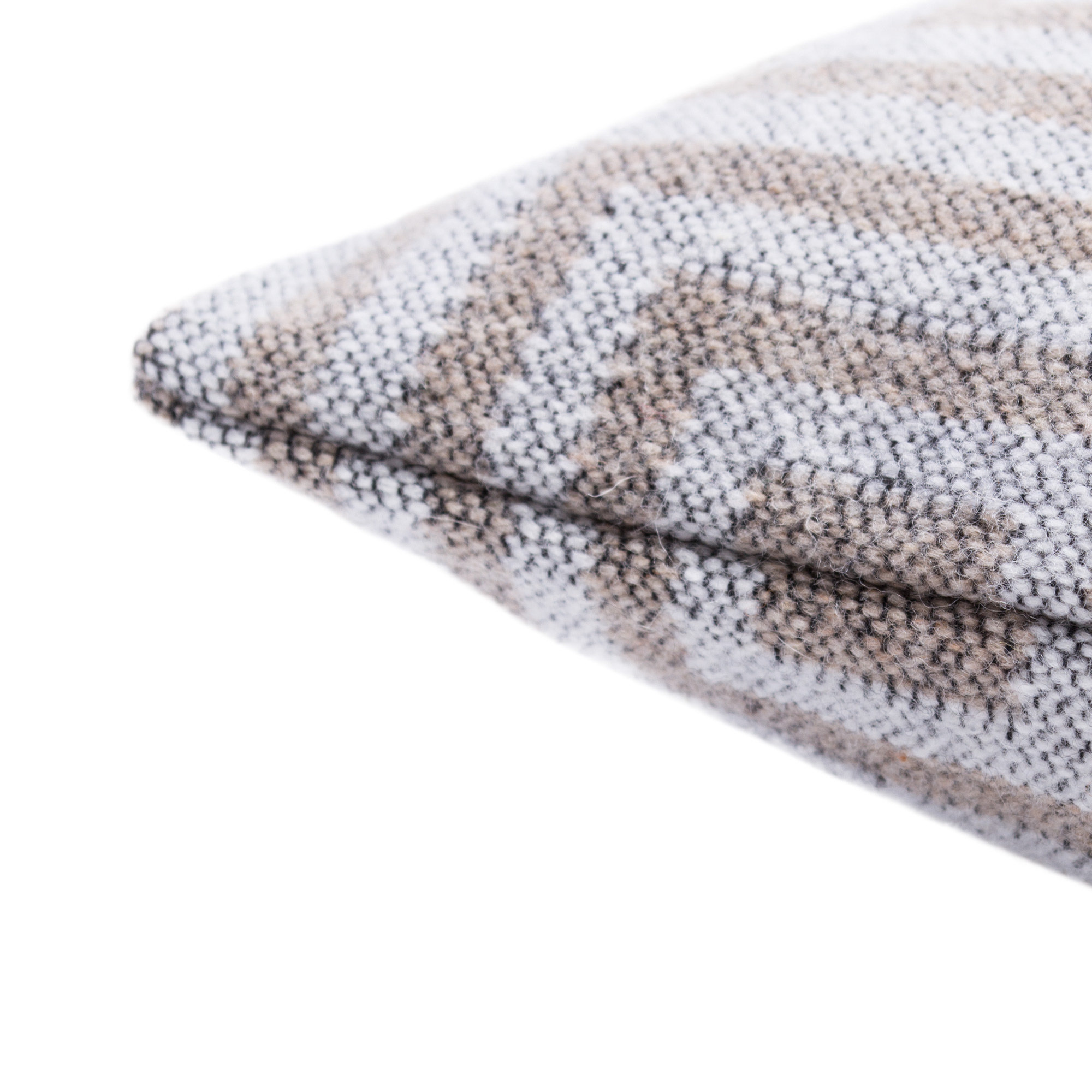 Cushion from merino wool and cashmere, smoke in 45x45cm, zoeppritz legacy