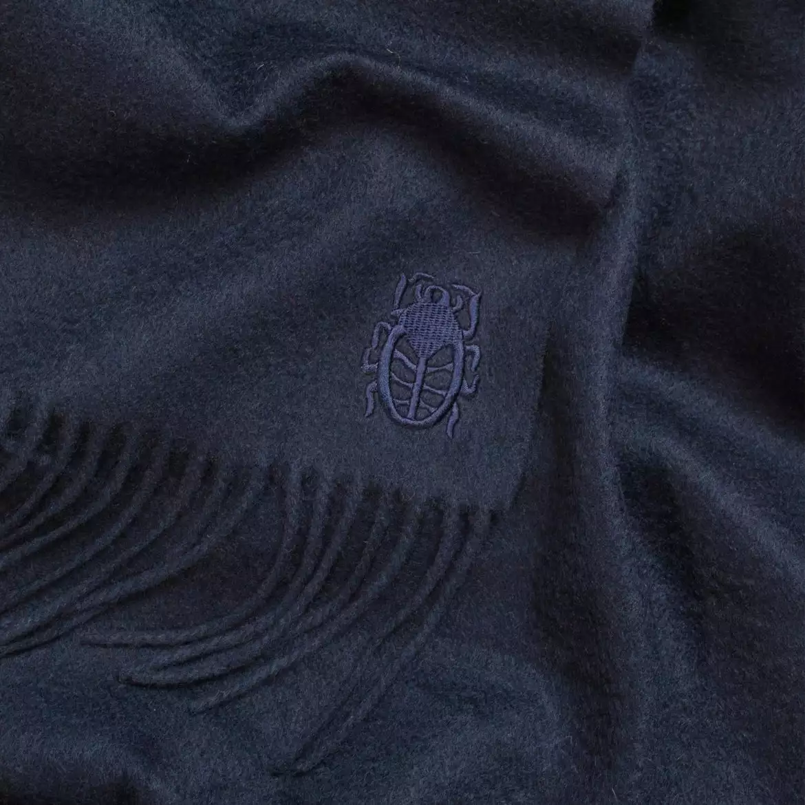 Blanket from cashmere, navy in 130x180cm, zoeppritz Classic Cashmere Blanket from cashmere, navy in 130x180cm, zoeppritz Classic Cashmere